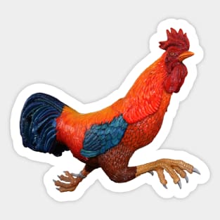 Carousel Animal Chicken Rooster Sticker